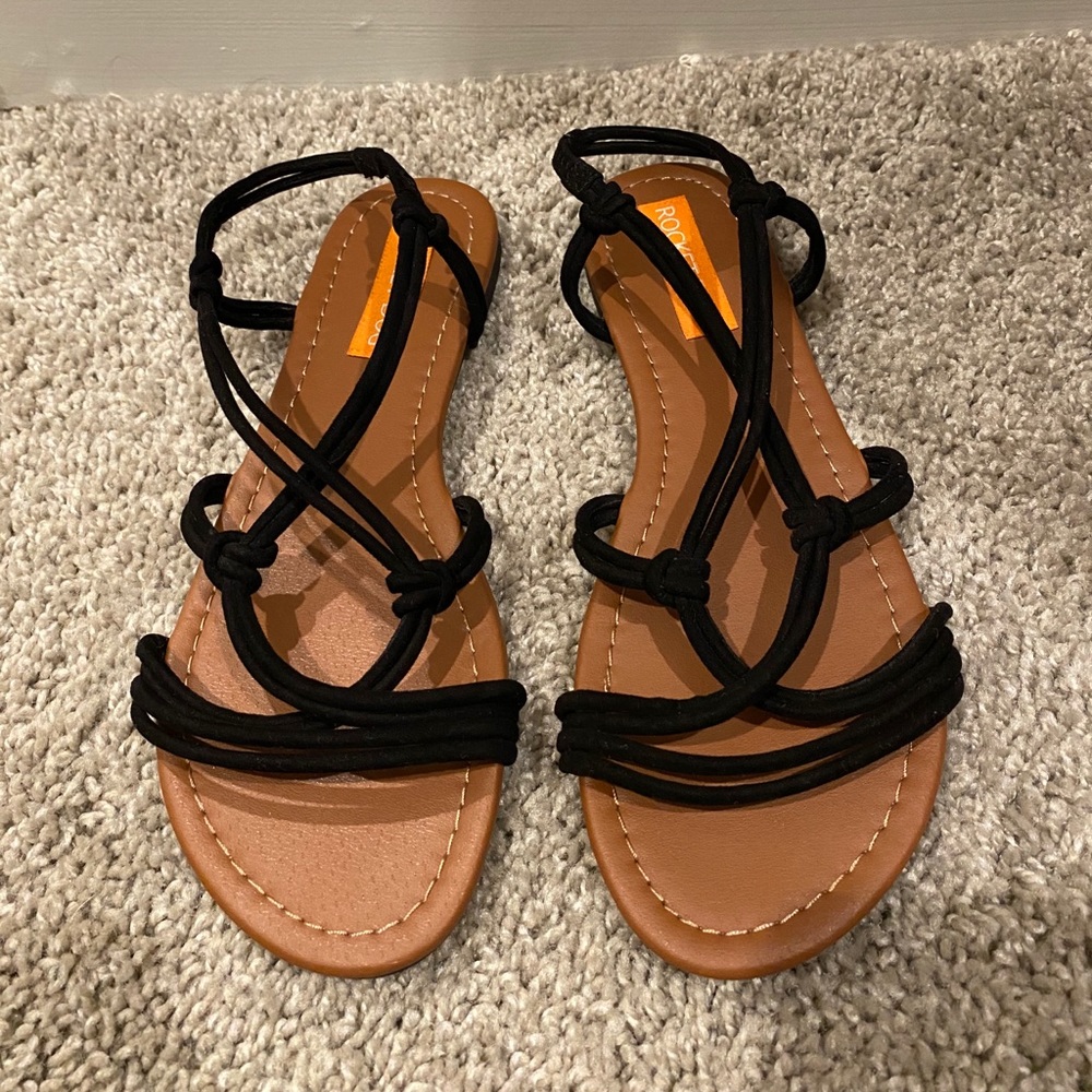 Black Rocket Dog Sandals